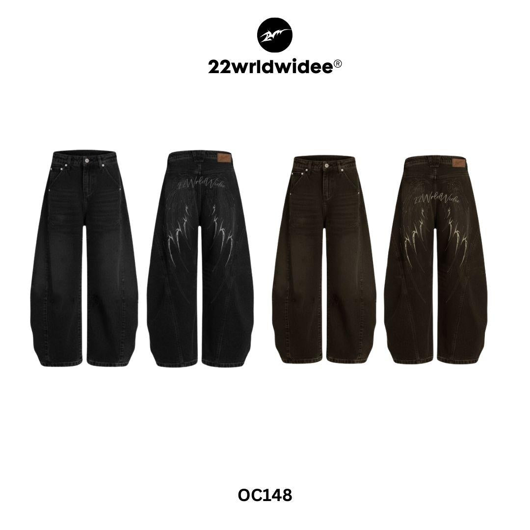 Devil Wing Balloon Jeans