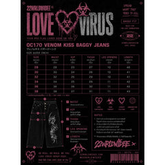 Venom Kiss Baggy Jeans - 22WRLDWIDEE