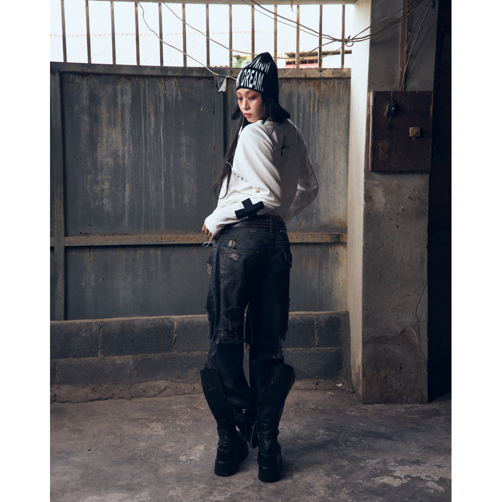 Broken Youth Straight Fit Denim - 22WRLDWIDEE