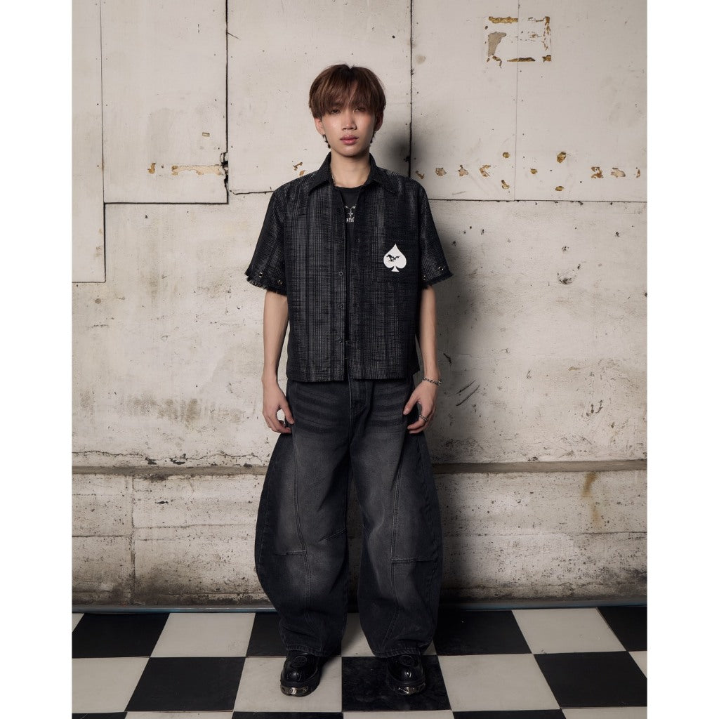 Devil Wing Balloon Jeans - 22WRLDWIDEE