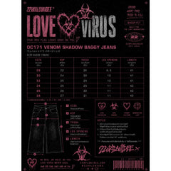 Venom Shadow Baggy Jeans - 22WRLDWIDEE