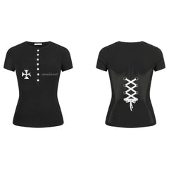 Gothic Lace Hely Baby Tee