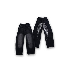 Devil Wing Balloon Jeans