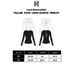 Fallen Star Long-Sleeve Henley
