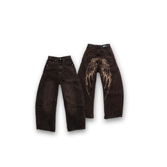Devil Wing Balloon Jeans