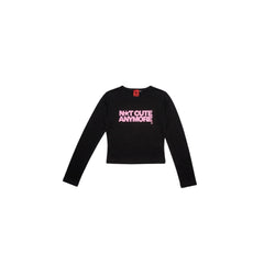 Not Cute Anymore Long Sleeve Girl Crop