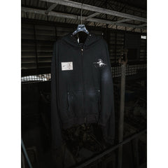 No Future Two-Way Zipper Hoodie