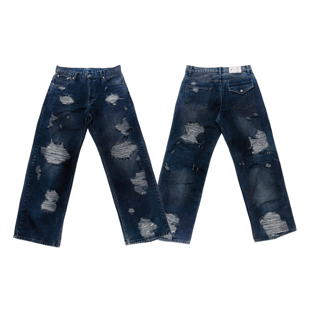 Broken Youth Straight Fit Denim - 22WRLDWIDEE