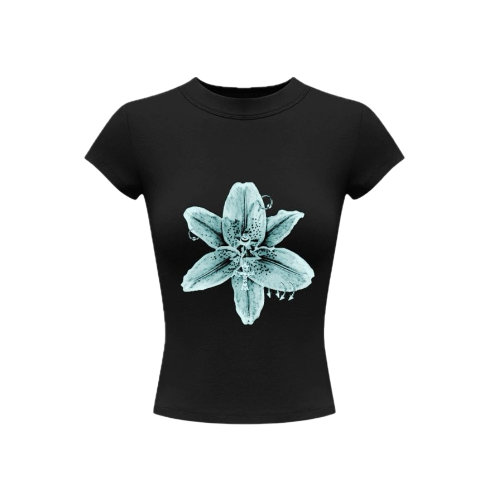 AD101 Petal Blades Crop Top