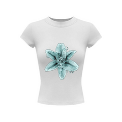 AD101 Petal Blades Crop Top