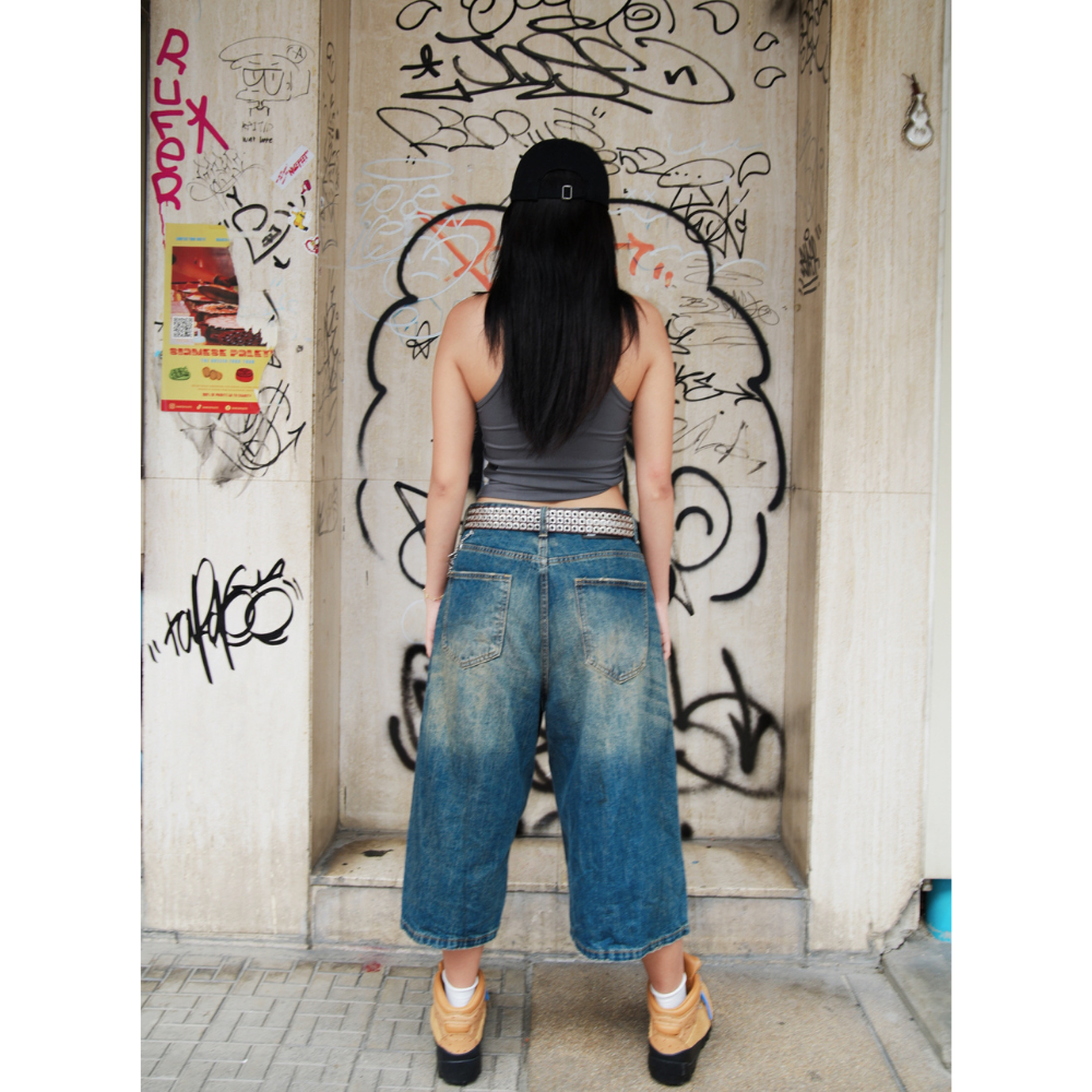 AD099 Cosmic Curve Crop Top