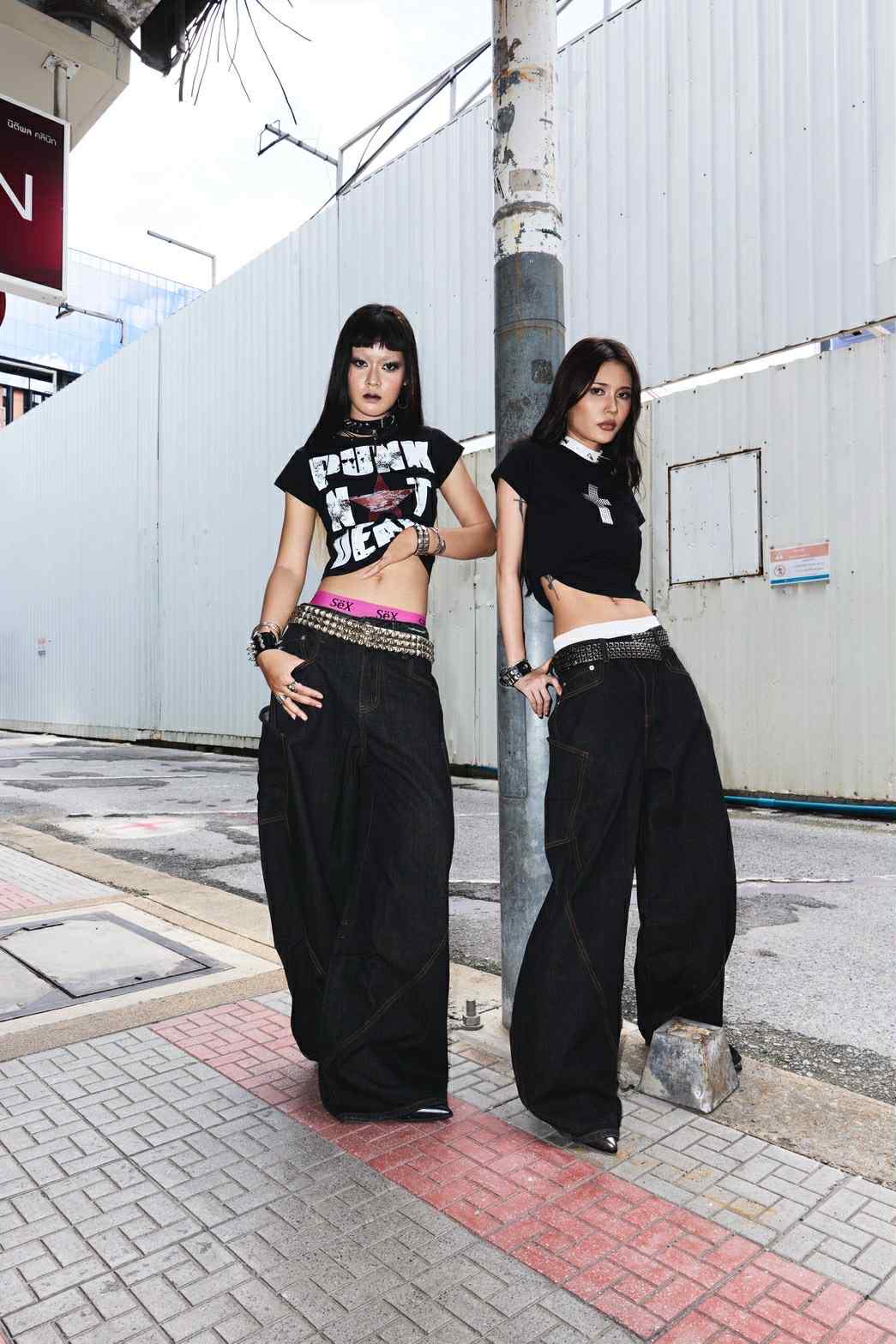 AD127-129 "Crop Top Paper Punk Collection"