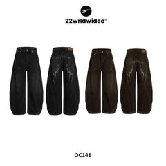 Devil Wing Balloon Jeans