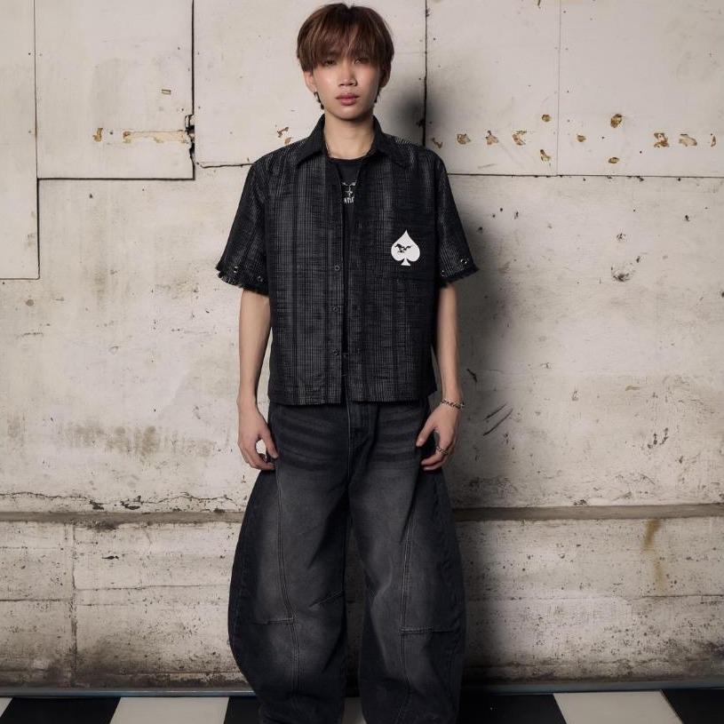 Devil Wing Balloon Jeans
