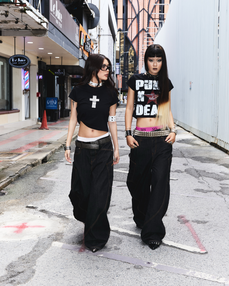 AD127-129 "Crop Top Paper Punk Collection"