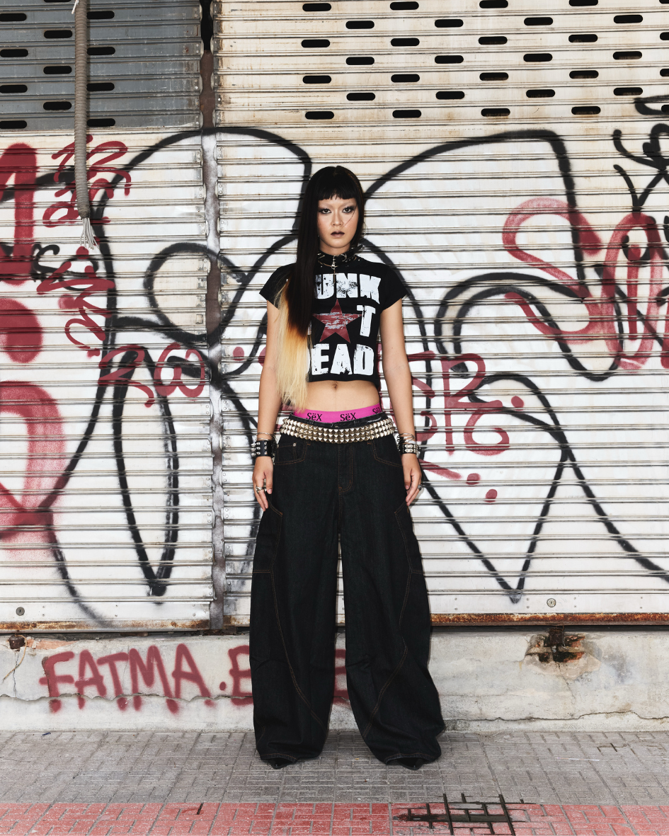 AD127-129 "Crop Top Paper Punk Collection"
