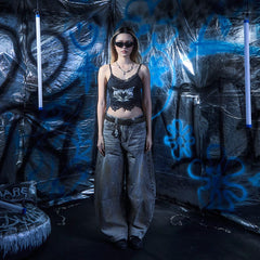 AD116 ''GhostGlam Crop top''