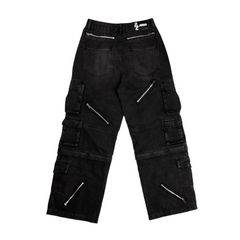 OC009 “22 1st Cargo Zipper Heavy Jeans