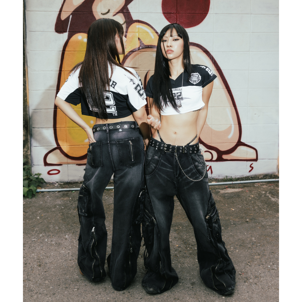 OC033 "22 Midnight Darklord Jeans"