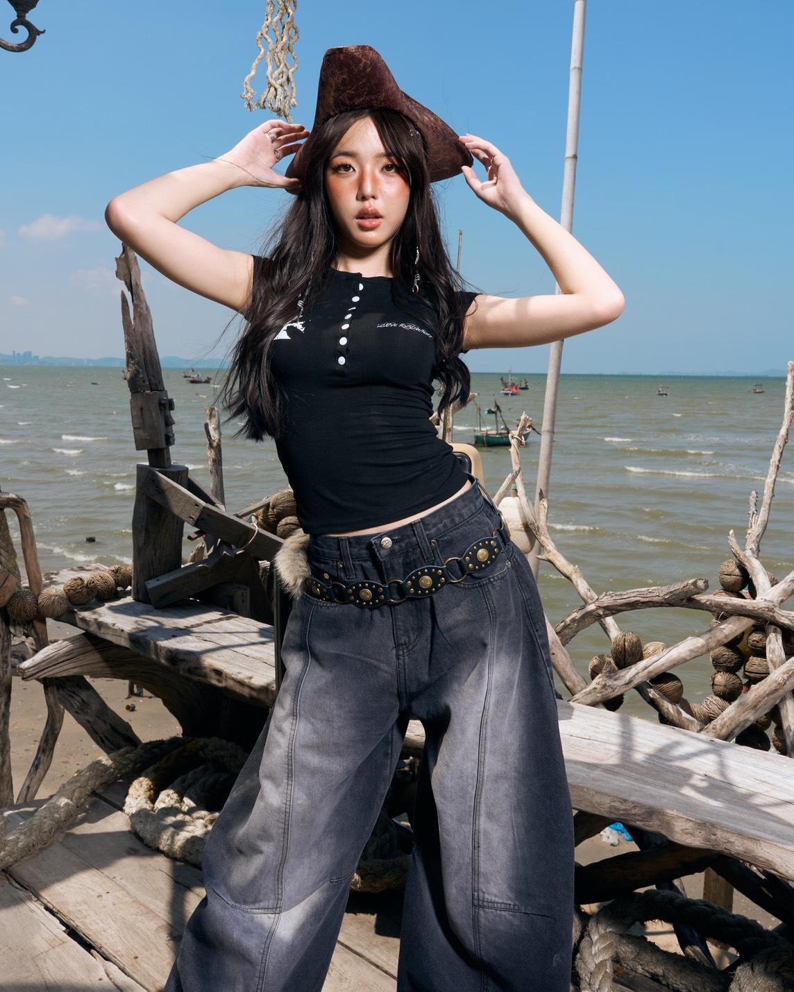 Gothic Lace Hely Baby Tee