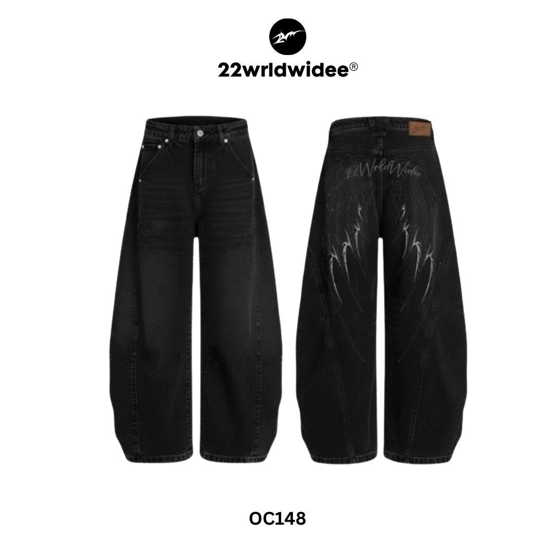 Devil Wing Balloon Jeans