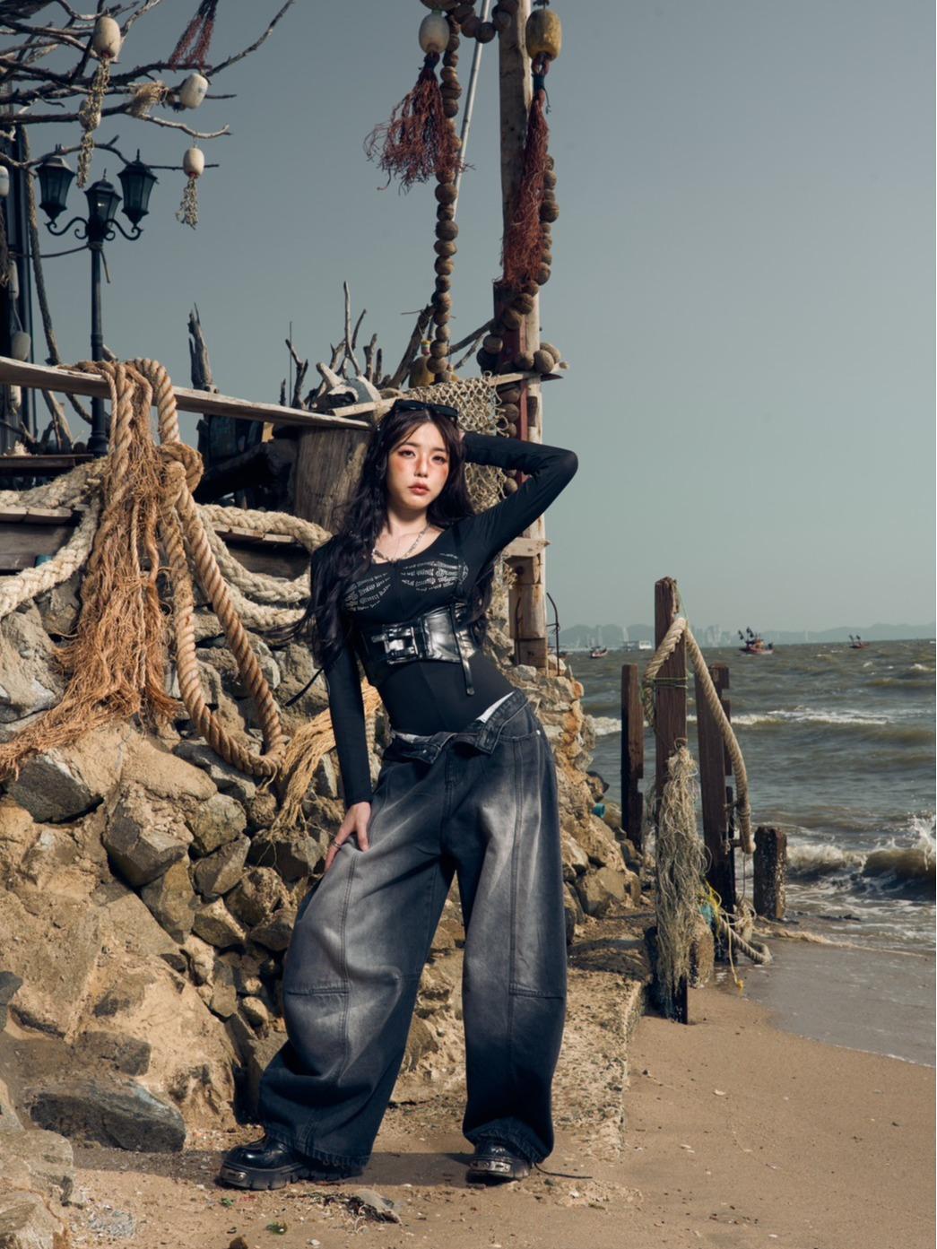 Skeleton Embrace body Suit