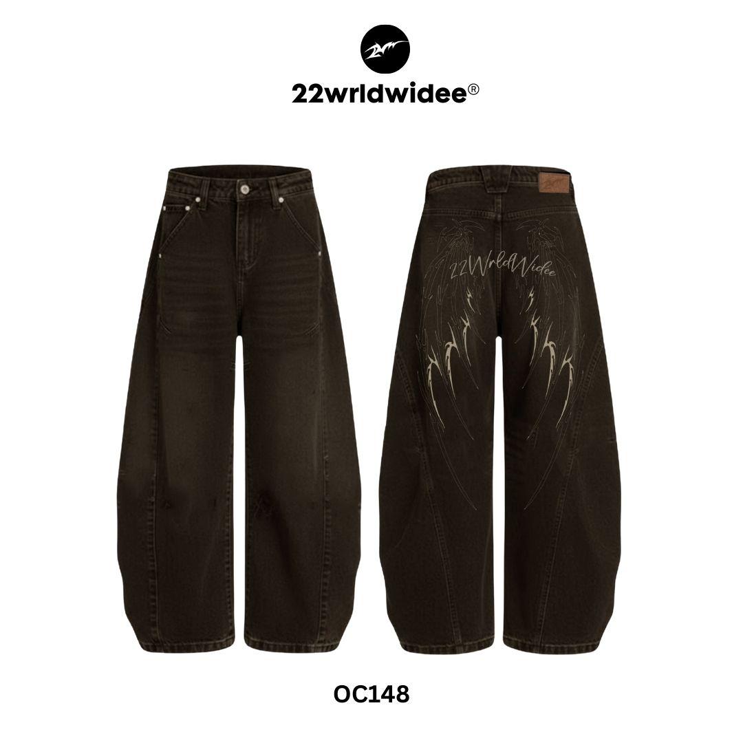 Devil Wing Balloon Jeans