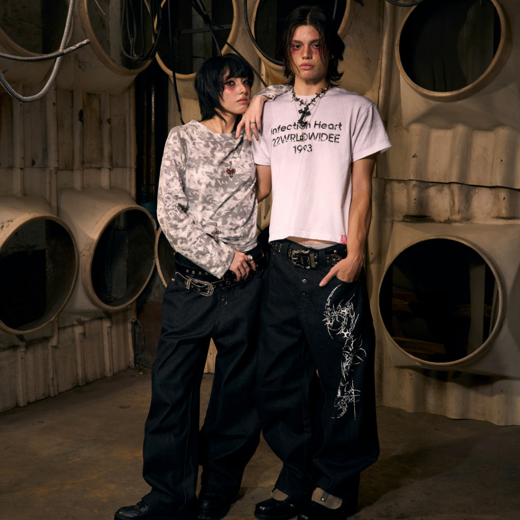 Venom Shadow Baggy Jeans - 22WRLDWIDEE