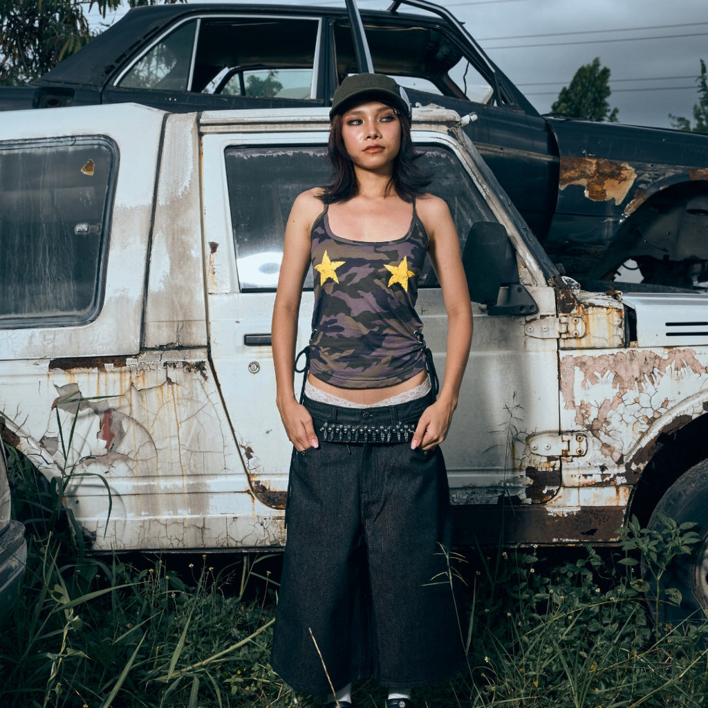 Fallen Star Camo Tank - 22WRLDWIDEE