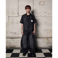 Devil Wing Balloon Jeans - 22WRLDWIDEE