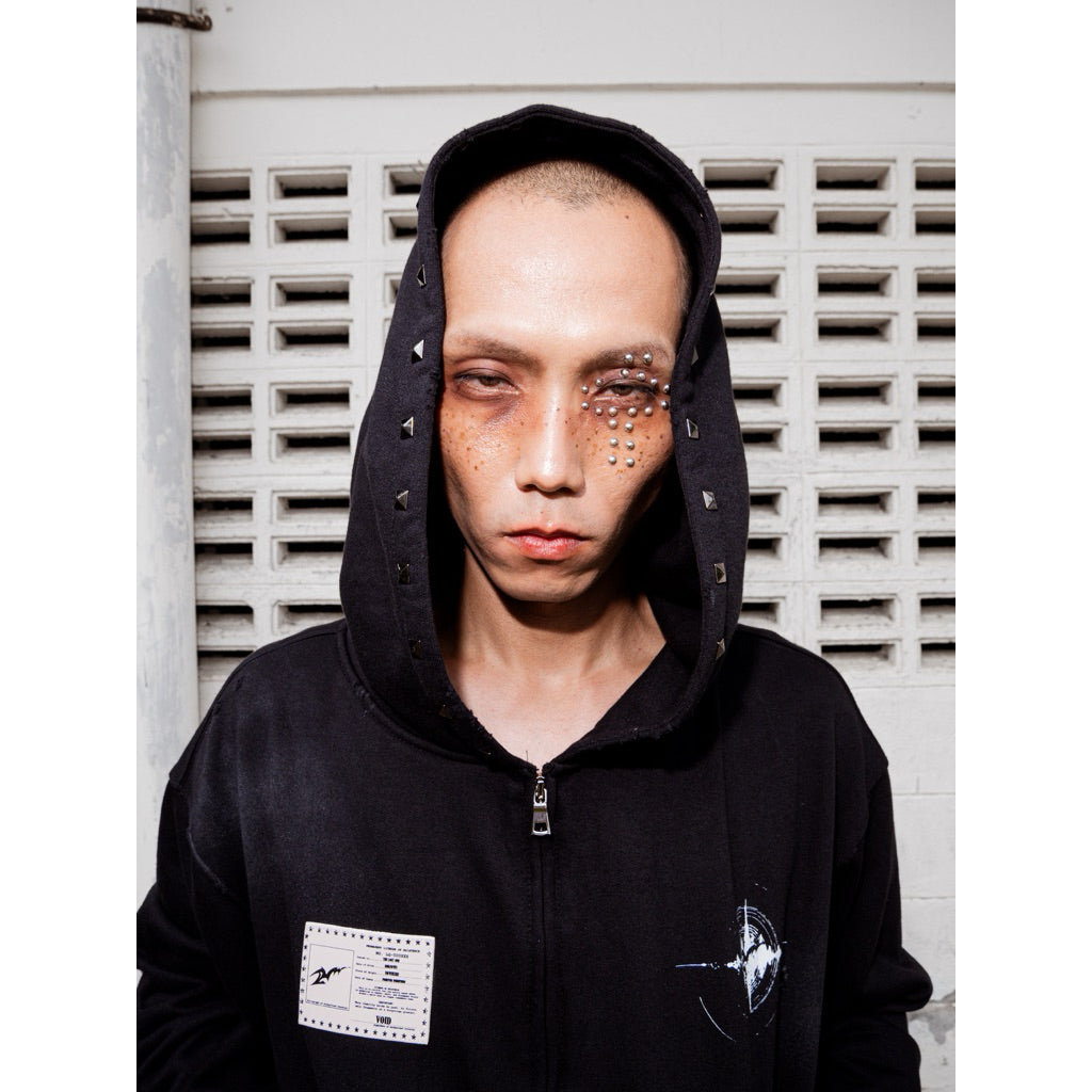 No Future Two-Way Zipper Hoodie - 22WRLDWIDEE