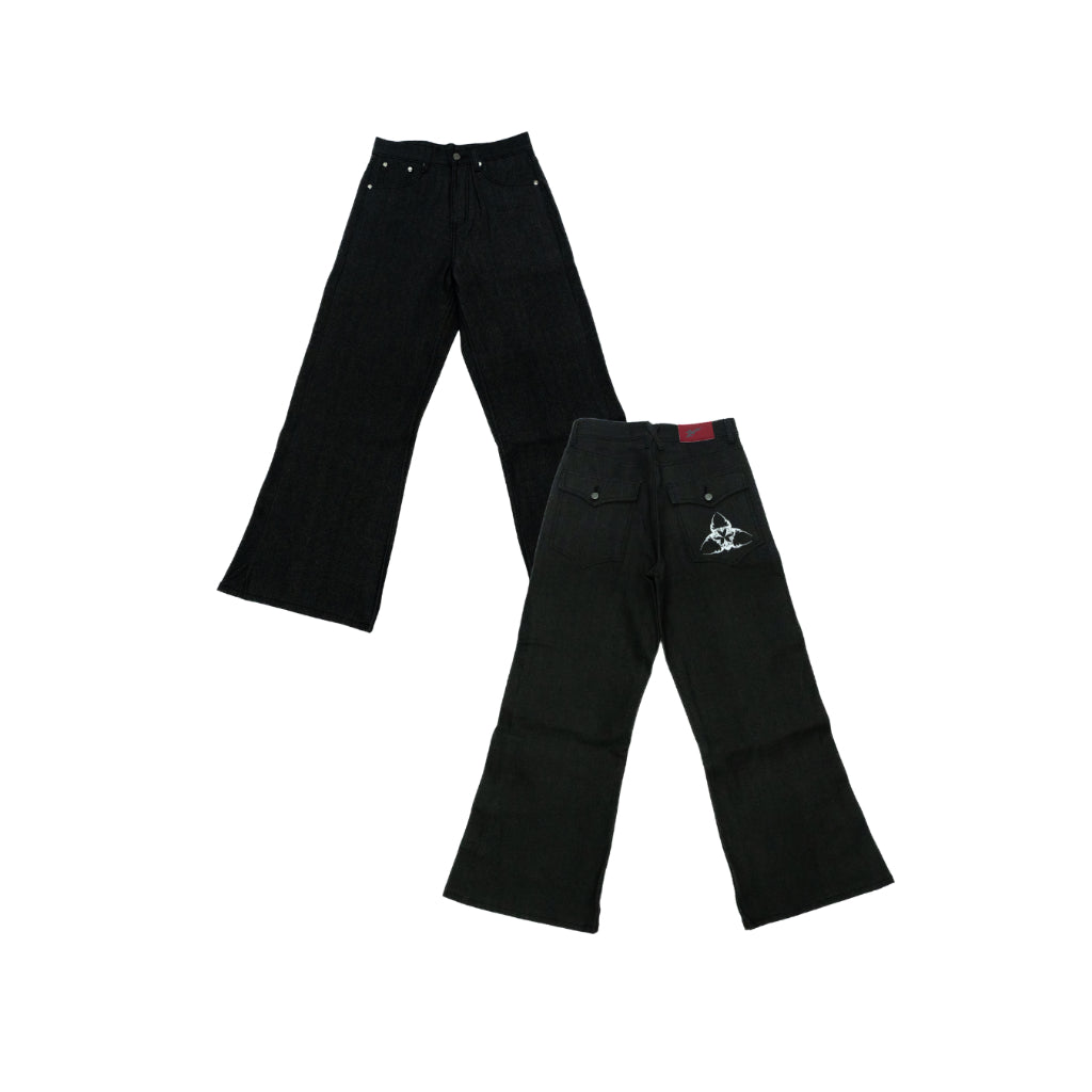 Love Virus Flare Denim Jeans - 22WRLDWIDEE