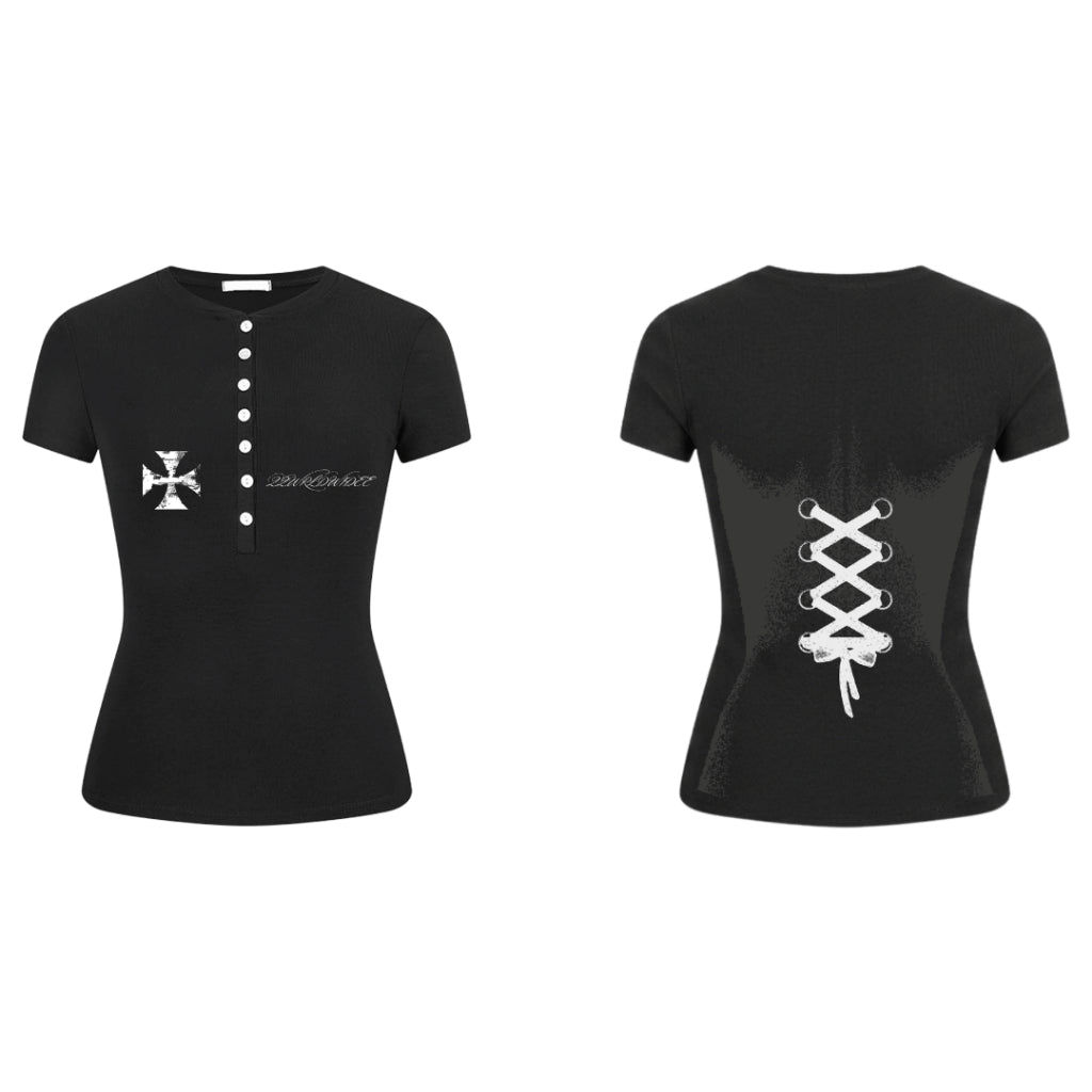 Gothic Lace Hely Baby Tee