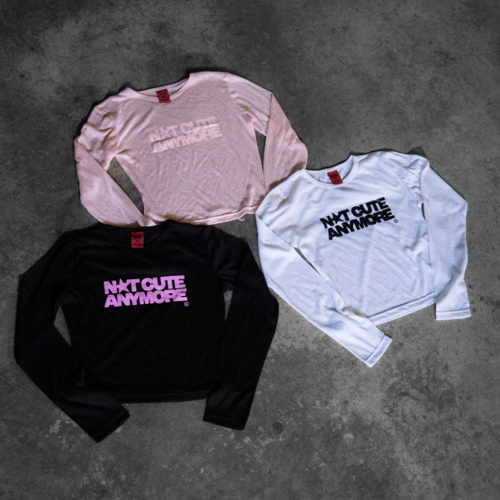 Not Cute Anymore Long Sleeve Girl Crop - 22WRLDWIDEE