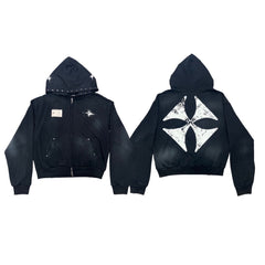 No Future Two-Way Zipper Hoodie - 22WRLDWIDEE