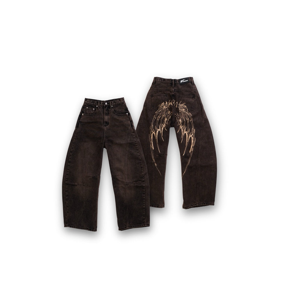 Devil Wing Balloon Jeans