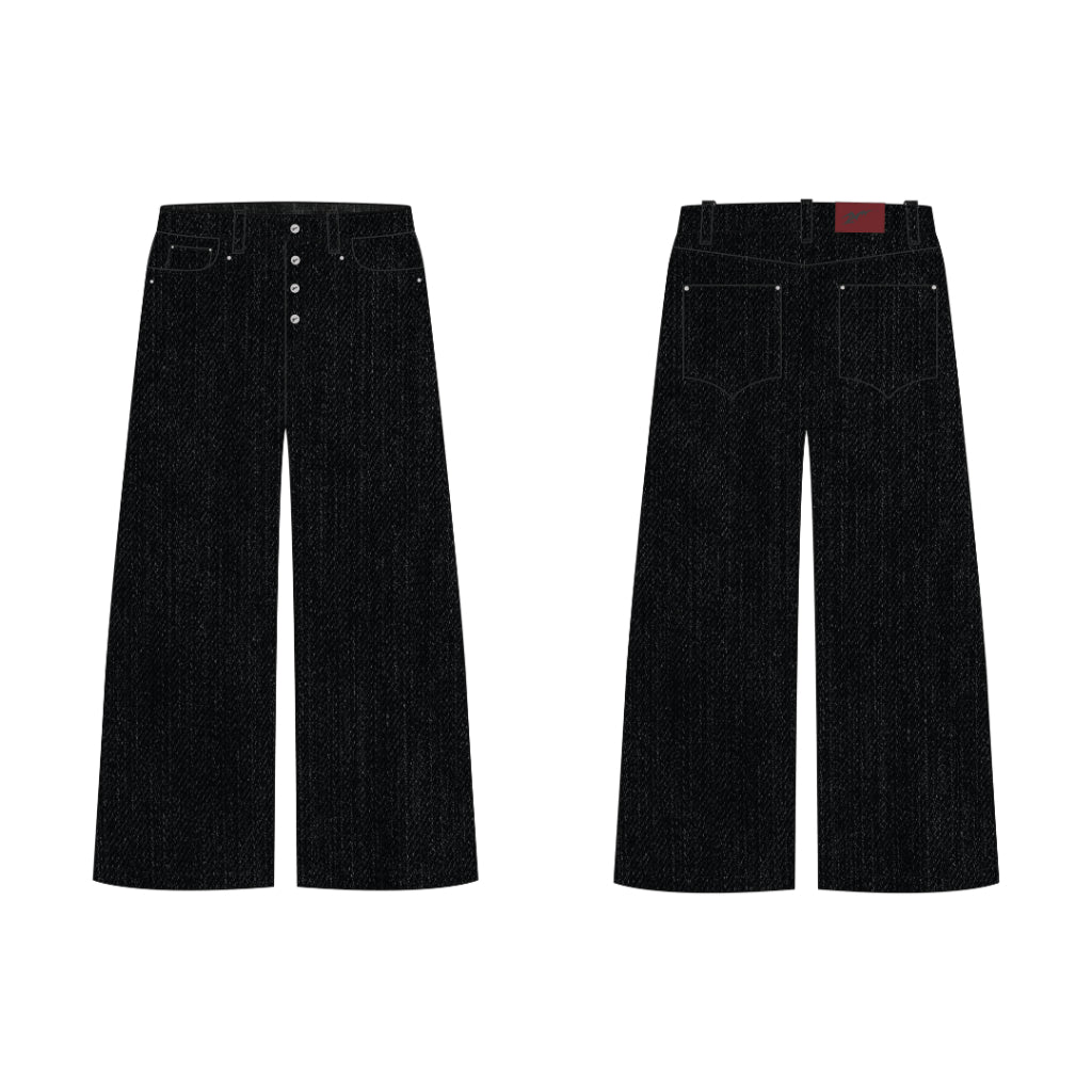 Venom Shadow Baggy Jeans - 22WRLDWIDEE