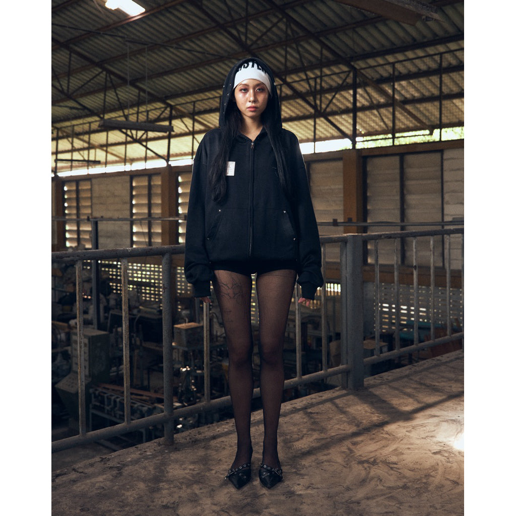 No Future Two-Way Zipper Hoodie - 22WRLDWIDEE
