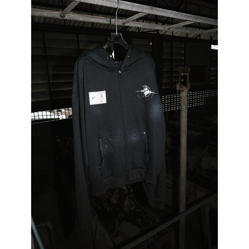 No Future Two-Way Zipper Hoodie - 22WRLDWIDEE