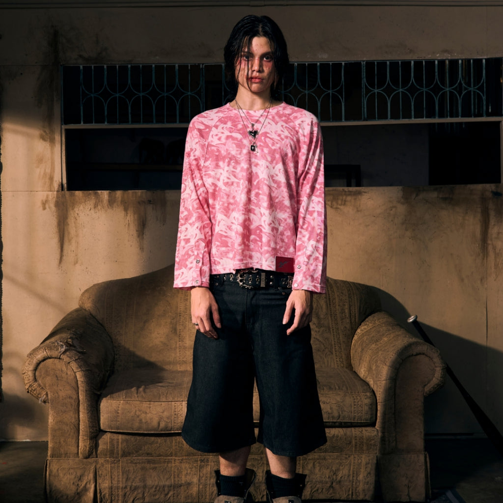 Lovesickness Long Sleeve Camo Jersey - 22WRLDWIDEE