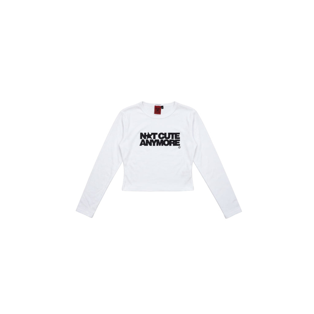 Not Cute Anymore Long Sleeve Girl Crop